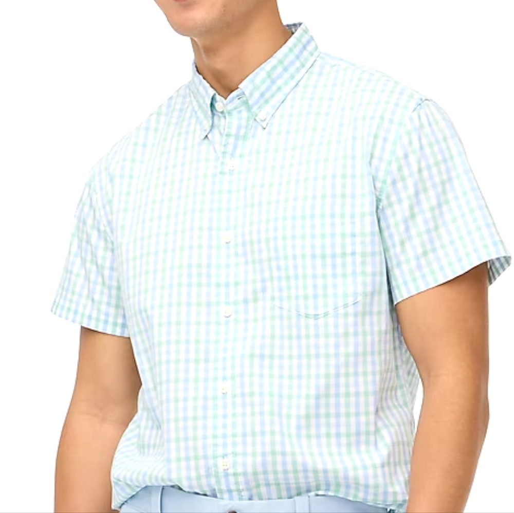 J. Crew Short-Sleeve Flex Performance Shirt New Size Large